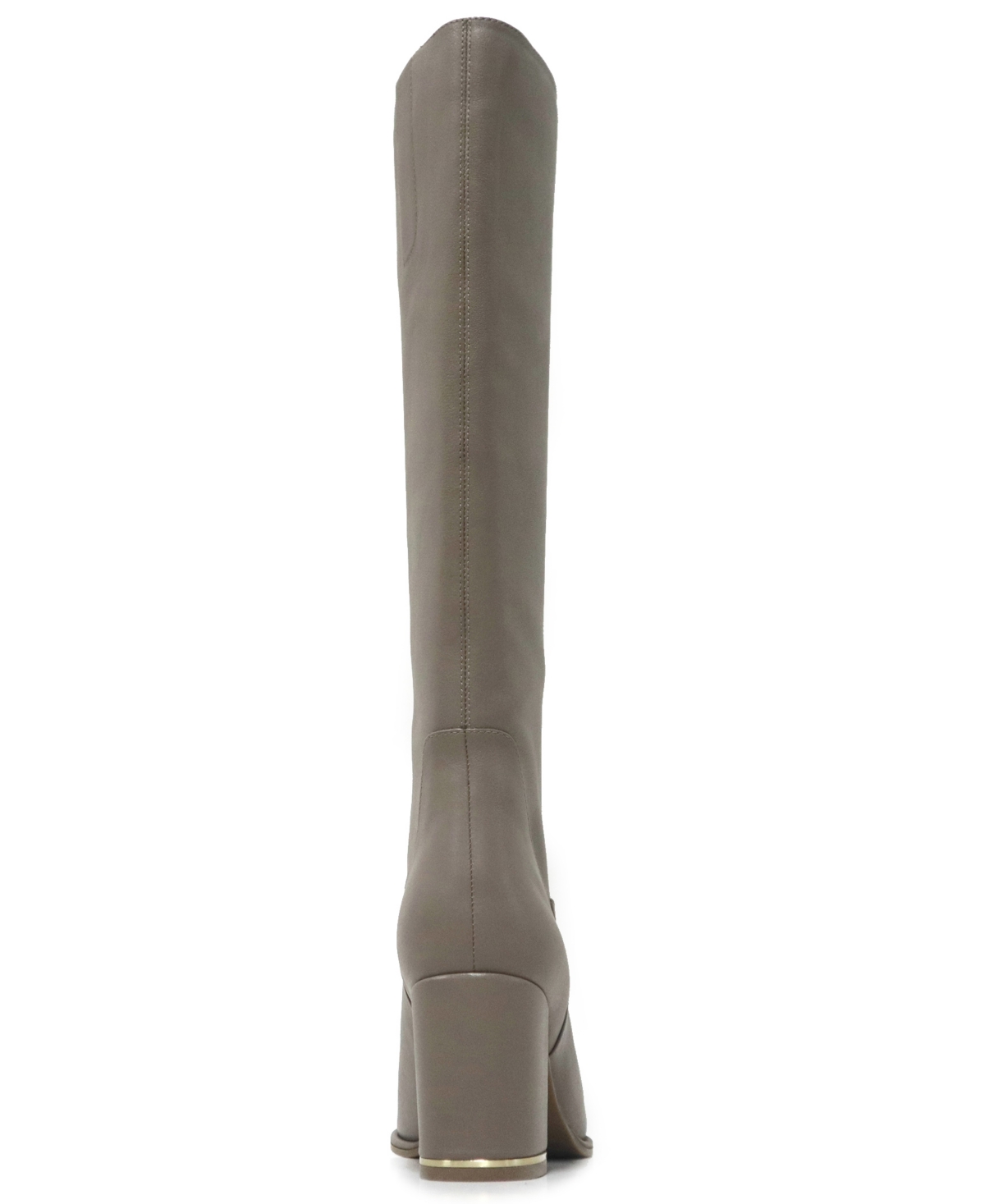 Kenneth Cole New York Women's Yvonne Knee High Block Heel Boots In Chocolate Suede