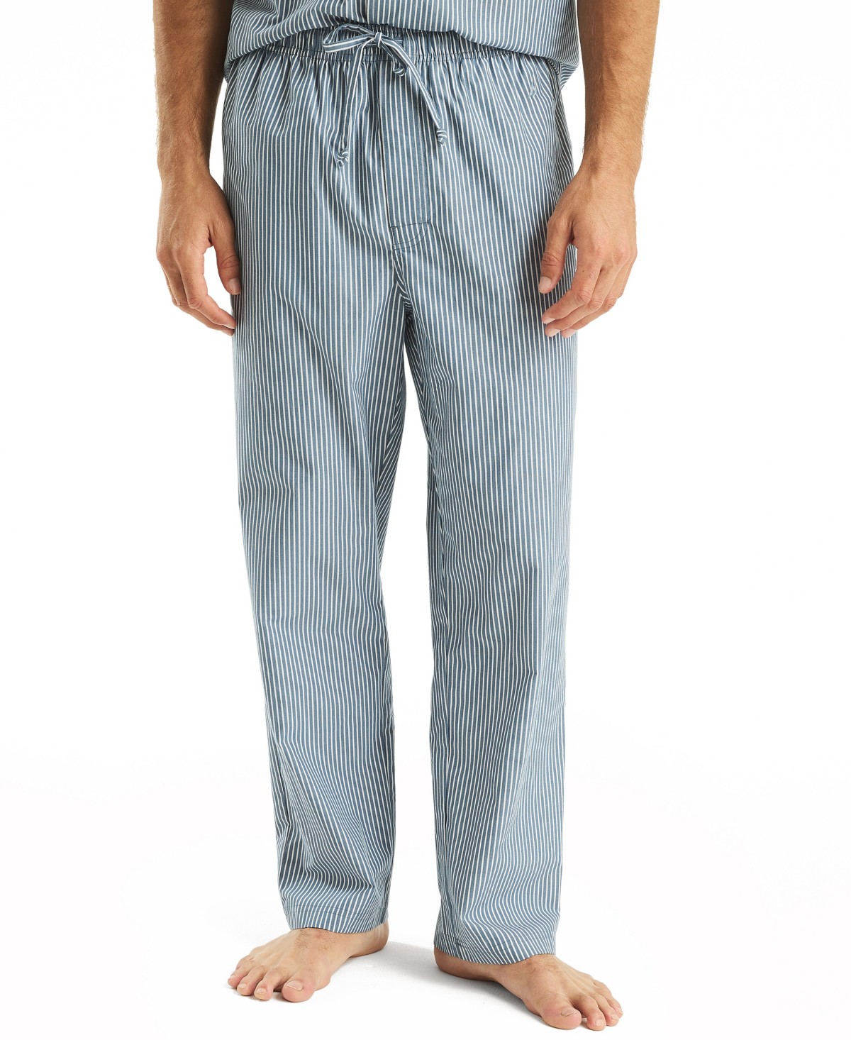 Мужские Nautica Men's Striped Poplin Pajama Pants — фото 1
