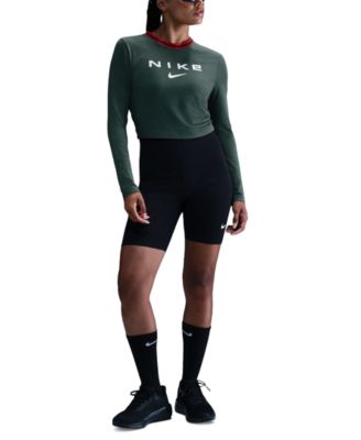 Nike - Women's Sportswear Chill Knit Slim Logo Cropped T-Shirt