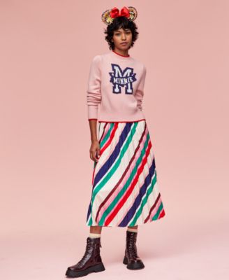 Disney | Macy's Women's Minnie Majorette Pleated Midi Skirt, Created for Macy's