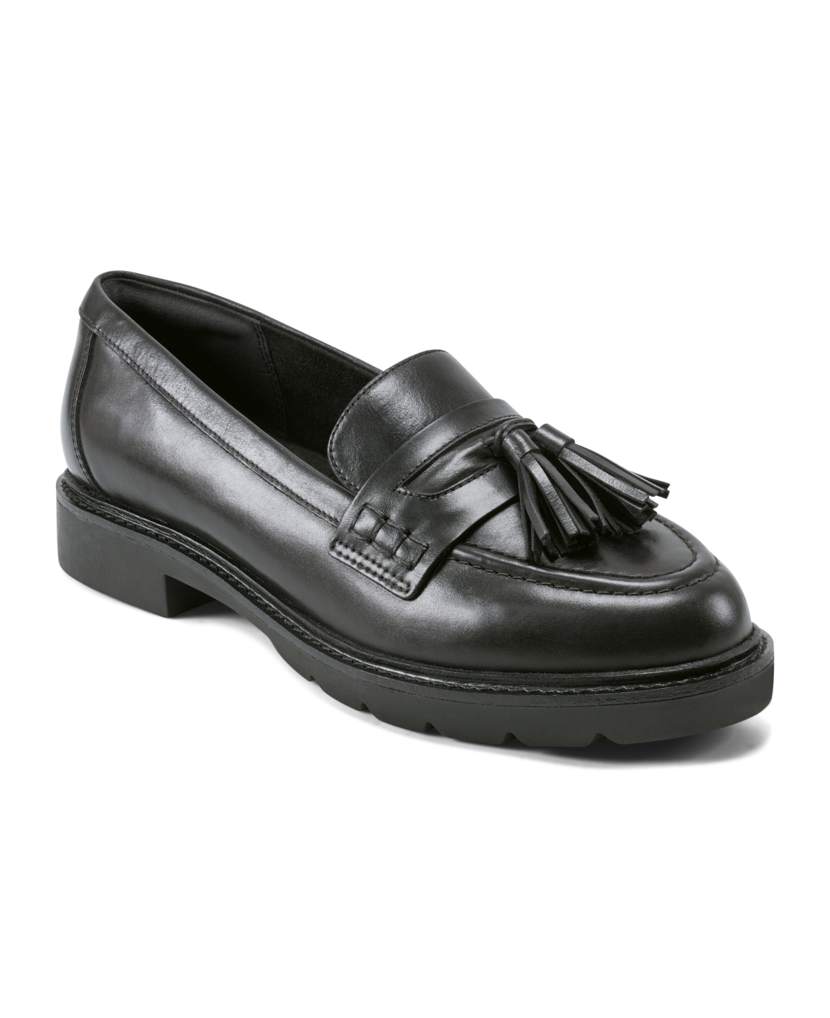 ROCKPORT WOMEN'S KIARA SLIP-ON ALMOND TOE CASUAL LOAFERS 