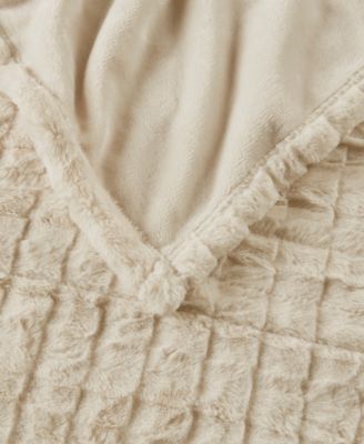 Zuri Electric Faux-Fur Throw, 50" x 70"