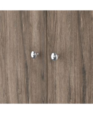 Vestal 62H" Tall Corner Cabinet with 3-Tier Shelf and 2-Door