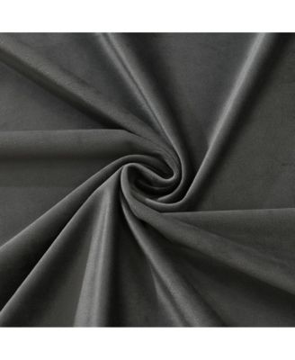 Heavyweight Velvet Curtain Rod Pocket Panels (Set of 2), 52" W x 63" L