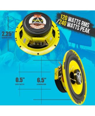 6.5" Two-Way Car Speakers, 240 Watt