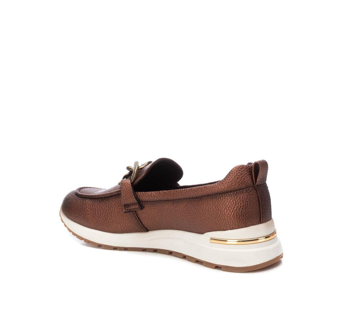 Женские мокасины XTI Casual Moccasins, цвет: Бронзовый — фото 4