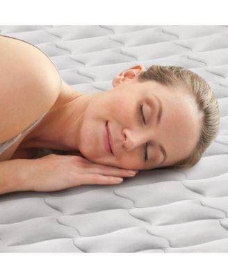 64487ED Supreme Air Flow Fiber Tech Air Mattress with Built in Pump, Twin