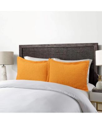 2 Pcs Embroidered Pillow Shams-Standard