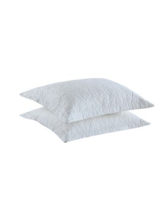 2 Pcs Embroidered Pillow Shams-Standard