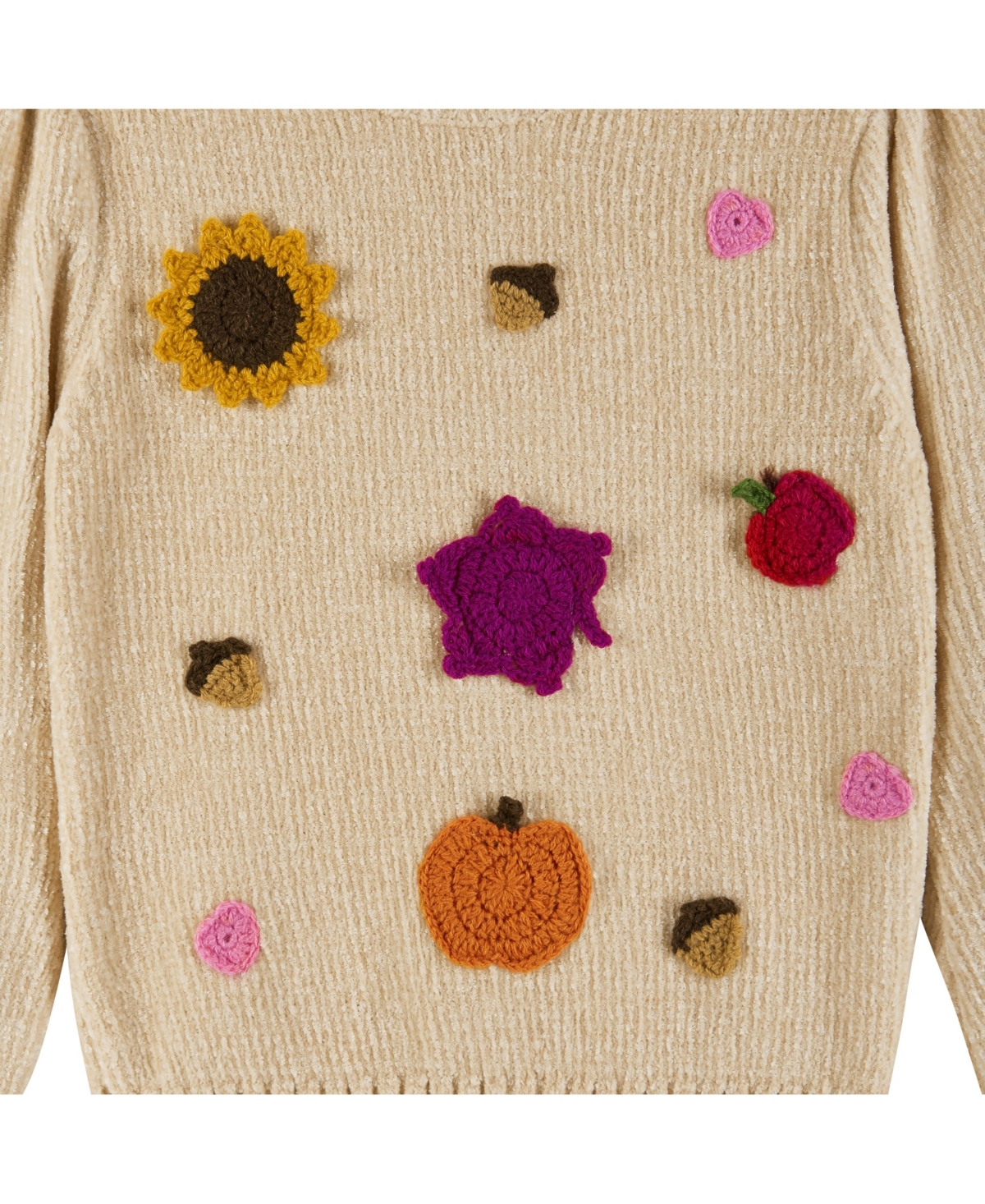 Andy & Evan Toddler Girls Toddler/Child Fall Themed Chenille Sweater & Legging Set