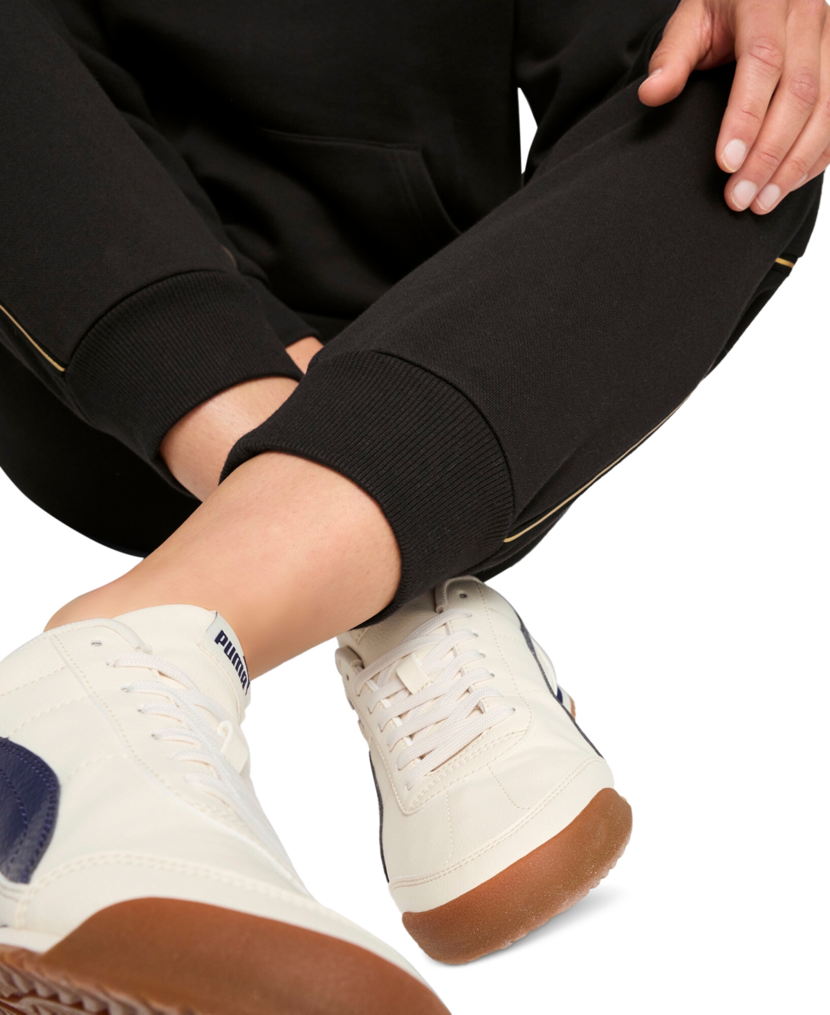 Puma Women's Metallic Fleece Joggers