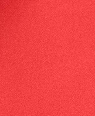 Juniors' Cowl-Neck Corset-Back Gown