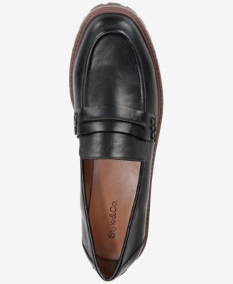 Women's Wandaa Slip-On Lug Loafer Flats, Created for Macy's