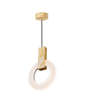 12" Metal Anello LED Mini Pendant