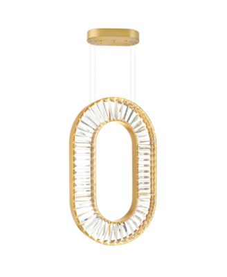 30" Metal Bjoux LED Chandelier