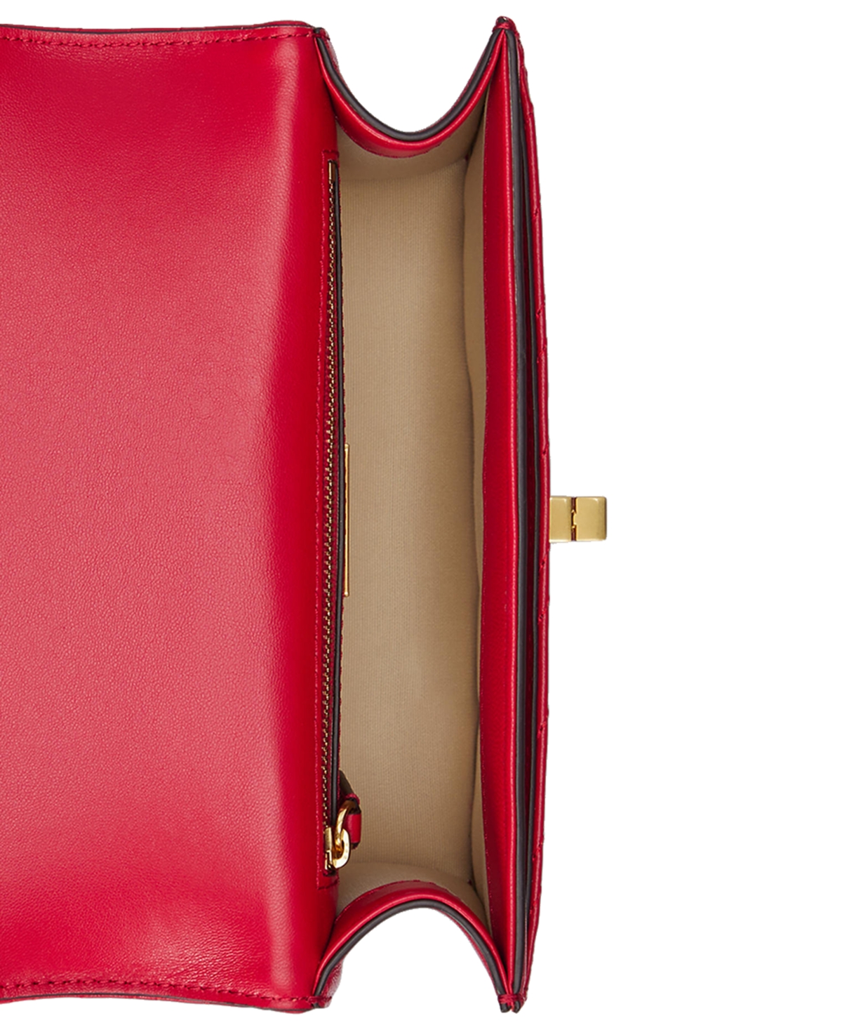 Lauren Ralph Lauren Sophee Stitched Nappa Leather Small Convertible Crossbody Bag