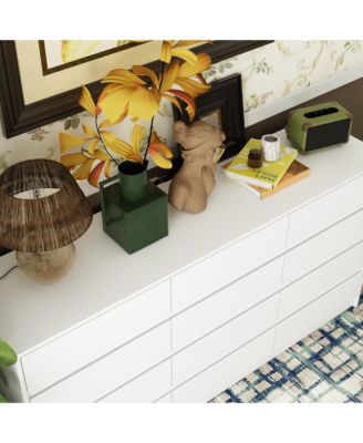 1Pc Particle Board 12-Drawer, Elegant Chest of Drawers