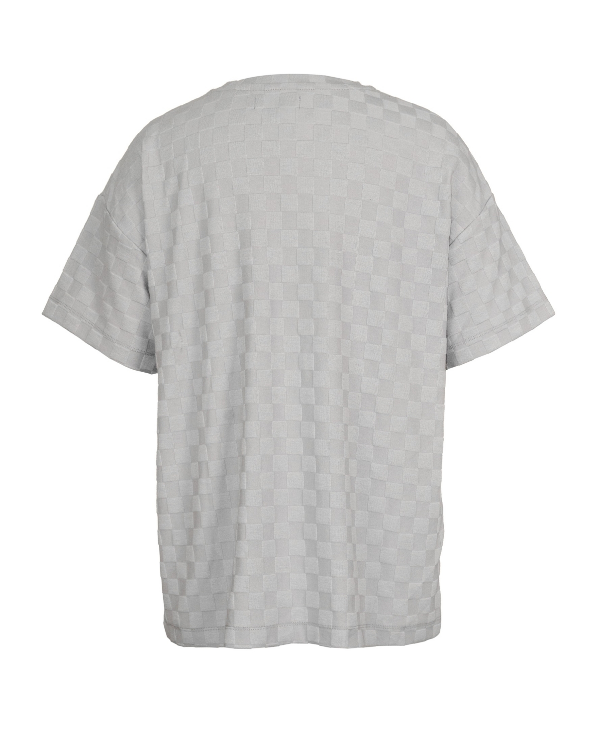 Univibe Big Boys Millwall Jacquard Checker Crew T-shirt