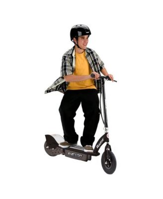 E100 Motorized Rechargeable Kids Toy Electric Scooters, 1 Black & 1 Blue