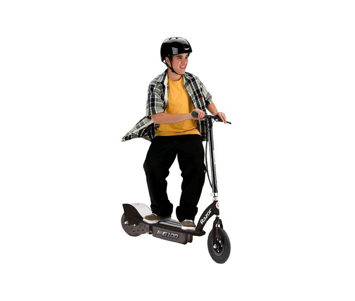 Детские игрушки Razor E100 Motorized Rechargeable Electric Scooters, 2-Pack, Ages 8+ — фото 3