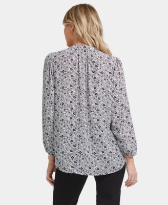 Women's Puff Sleeve Popover Top