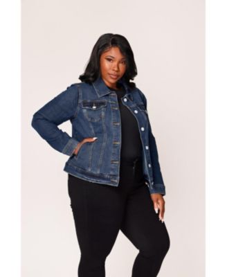 Women's Denim Jacket in 25" Length