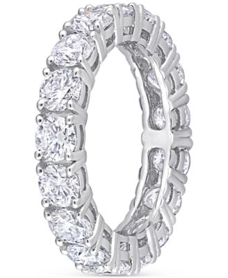 Moissanite All-Around Eternity Band (4 ct. t.w.) in 10k White Gold