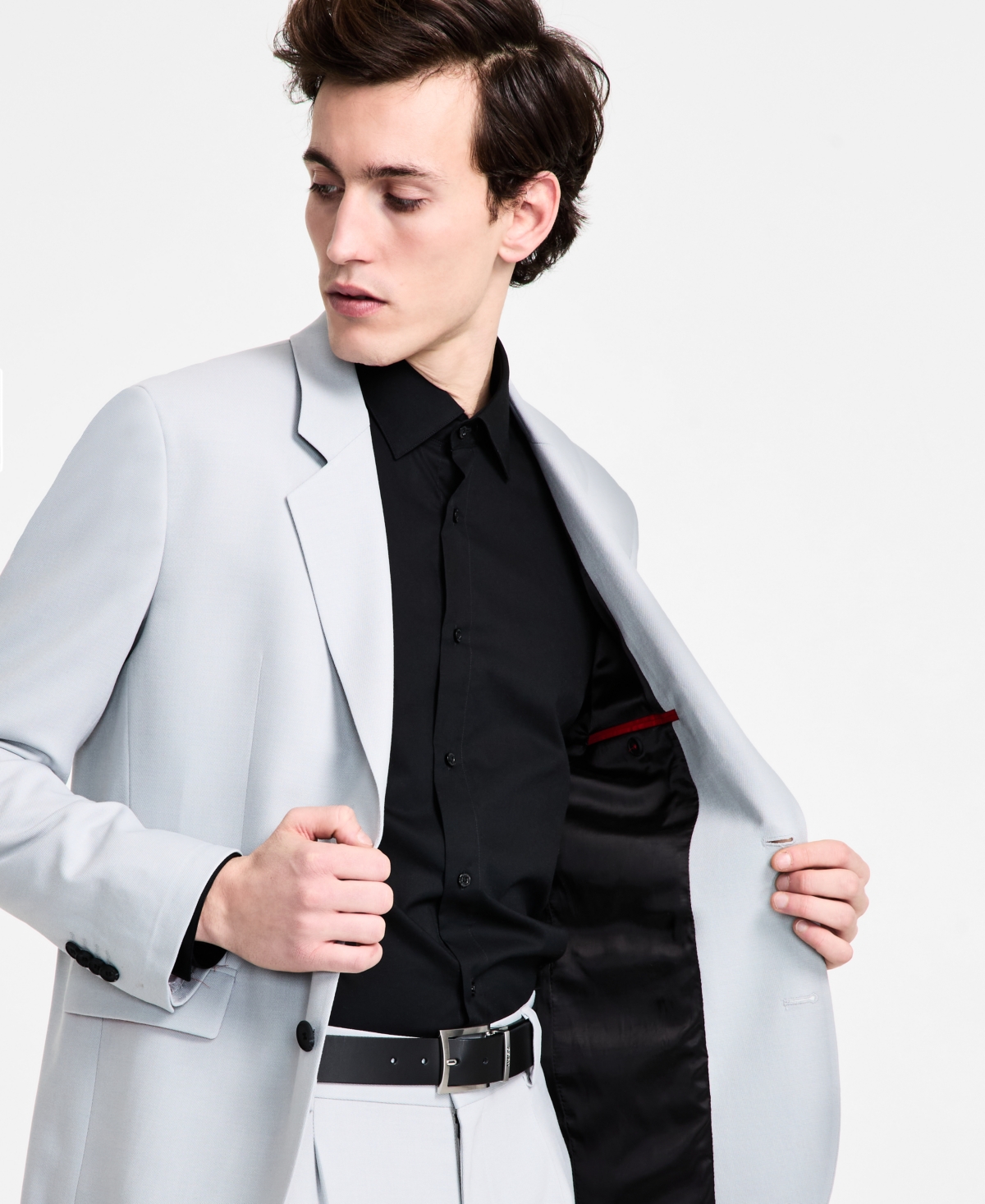Hugo Boss Hugo By  Men's Modern-fit Suit Jacket In Light Grey