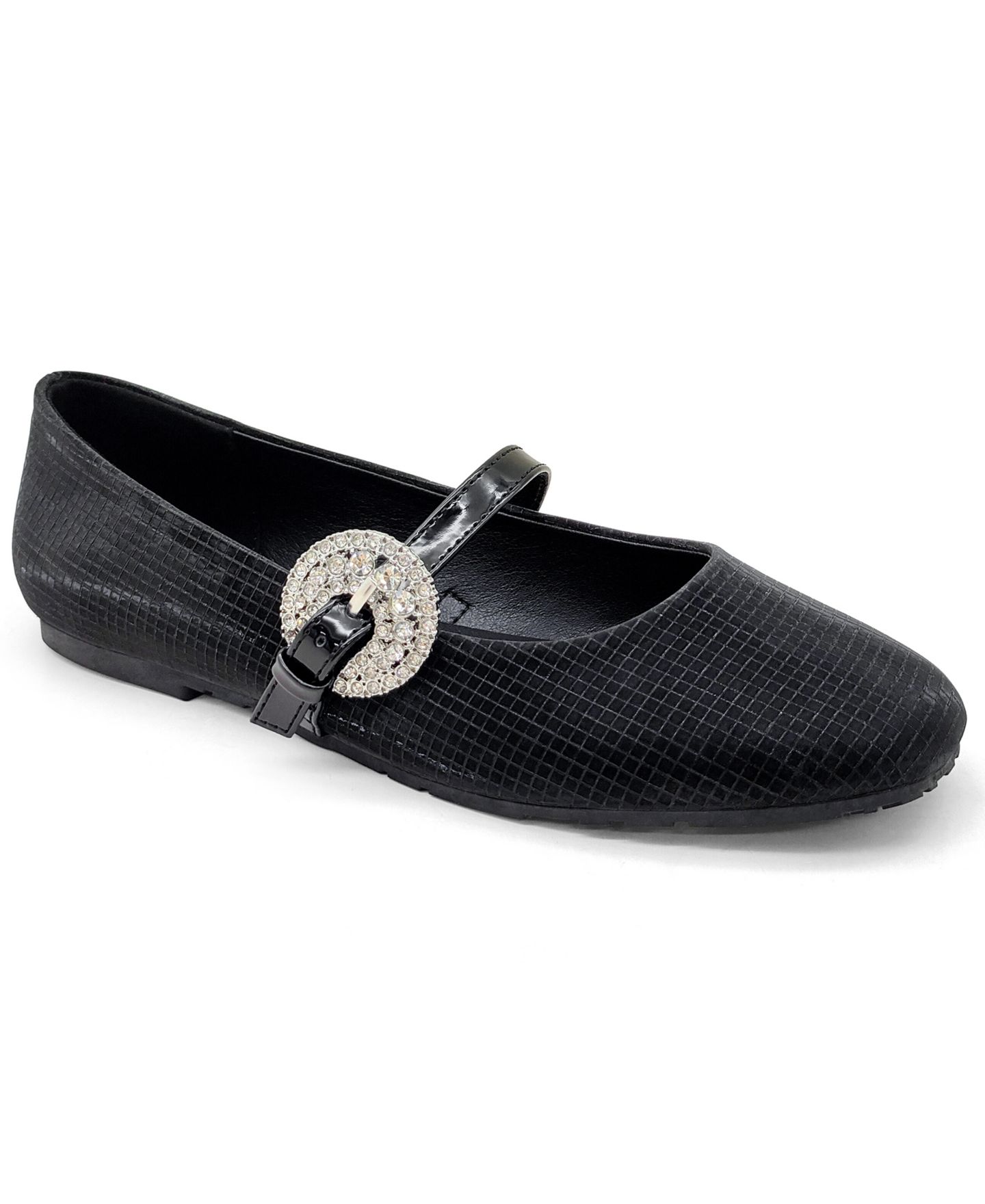 Женские балетки Kenneth Cole Reaction Elwood Ballet Flats, цвет: Чёрный металлик — фото 1