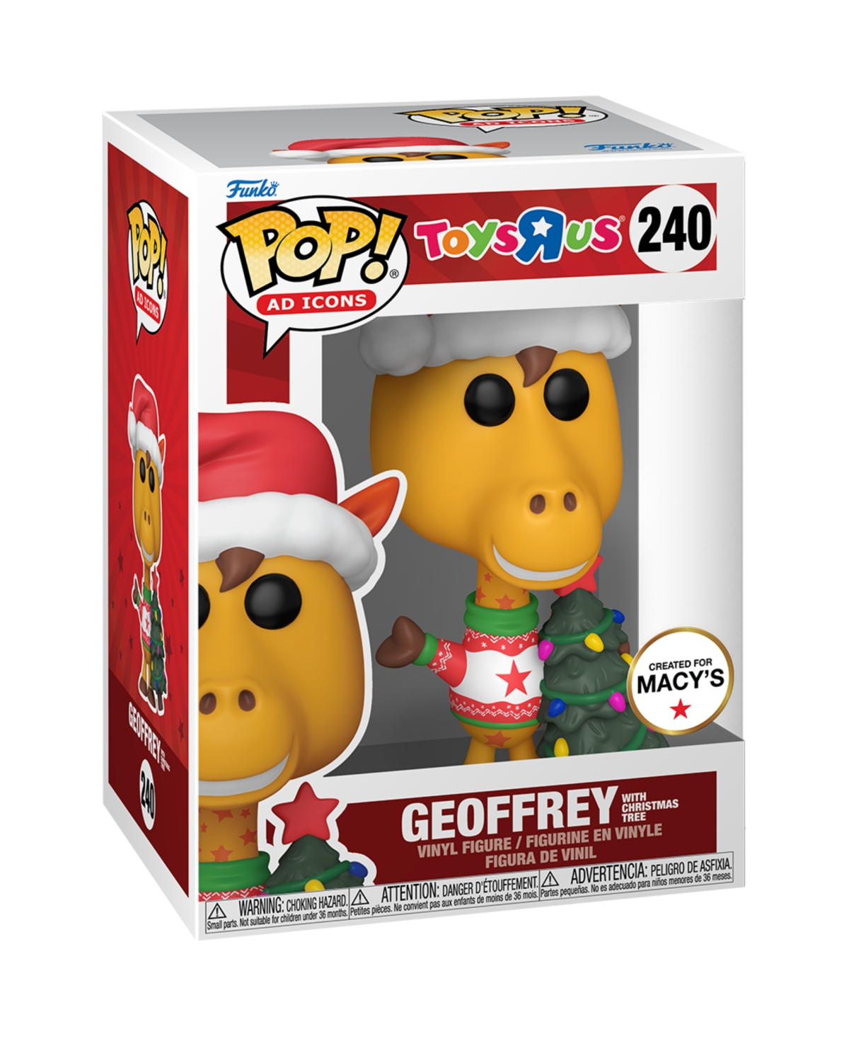 Funko Pop! Ad Icons: Geoffrey With Christmas Tree Vinyl Figure, Created For Macy's In No Color