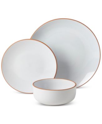 12 Pc. Stoneware Dinnerware Set, Service for 4