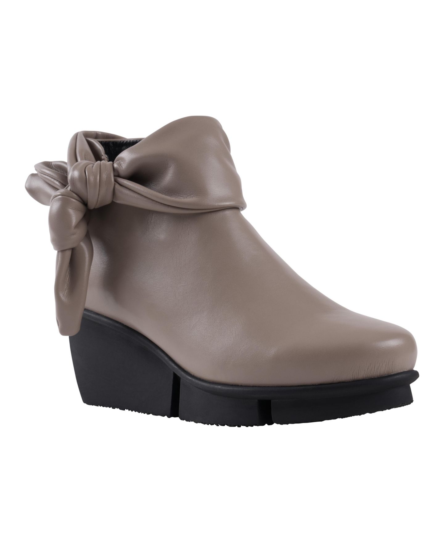 Женские ботинки GC Shoes Lavan Bow Detail Ankle, цвет: Серо-коричневый — фото 1