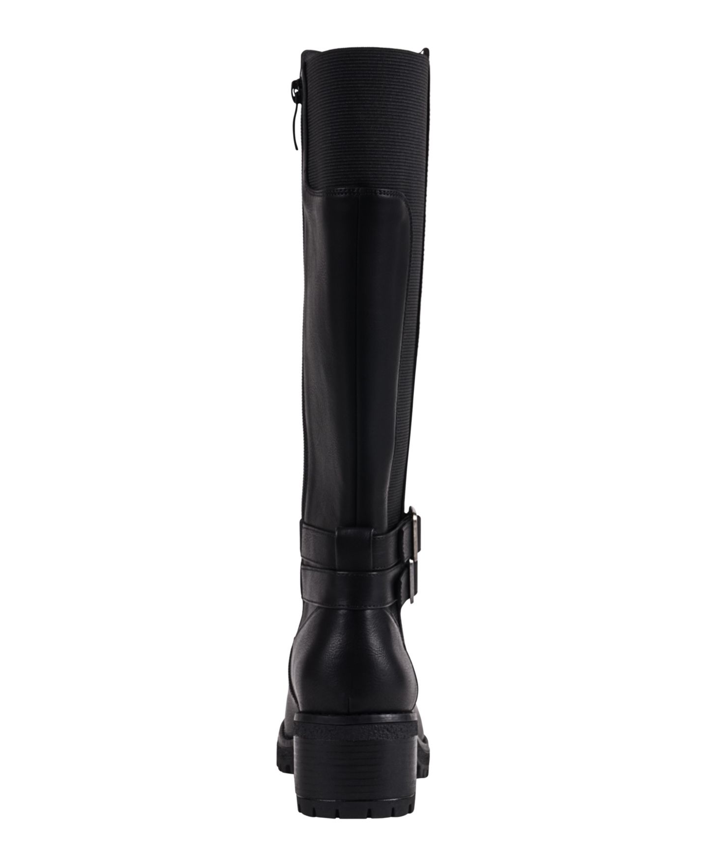 Женские ботинки GC Shoes Jonah Lug Sole Block Heel Knee High, цвет: Чёрный — фото 3