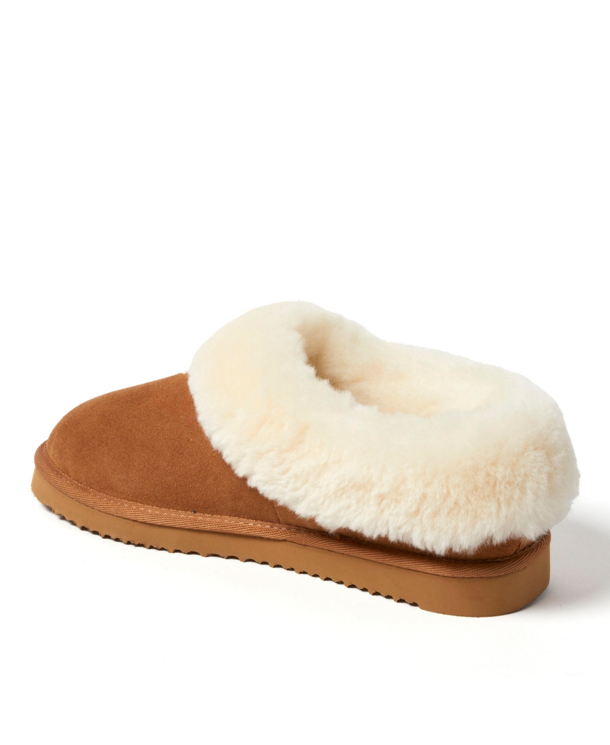 Fireside by Dearfoams Women's Adelaide Genuine Shearling Clog Slipper