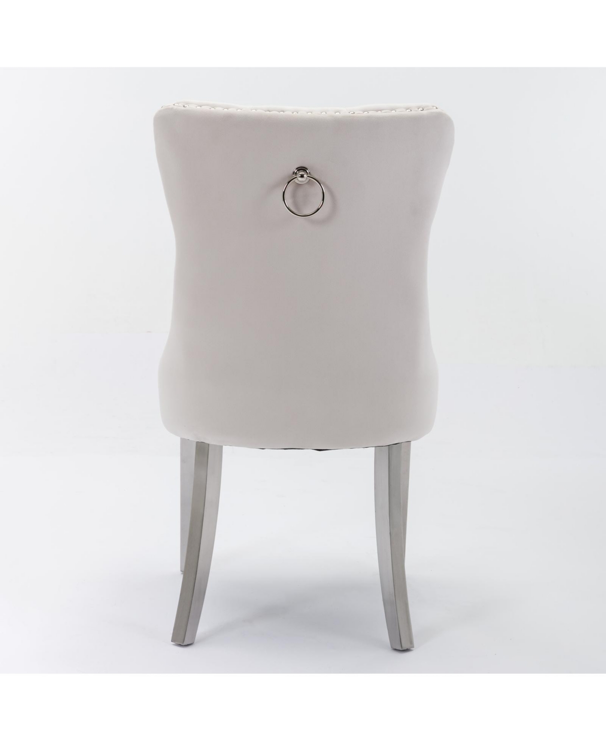 Slickblue Modern High-End Tufted Velvet Upholstered Dining Chair with Solid Wood Frame Contemporary Elegance