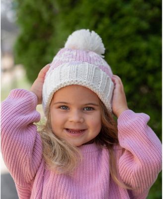 Girls  Bows Bobble Hat