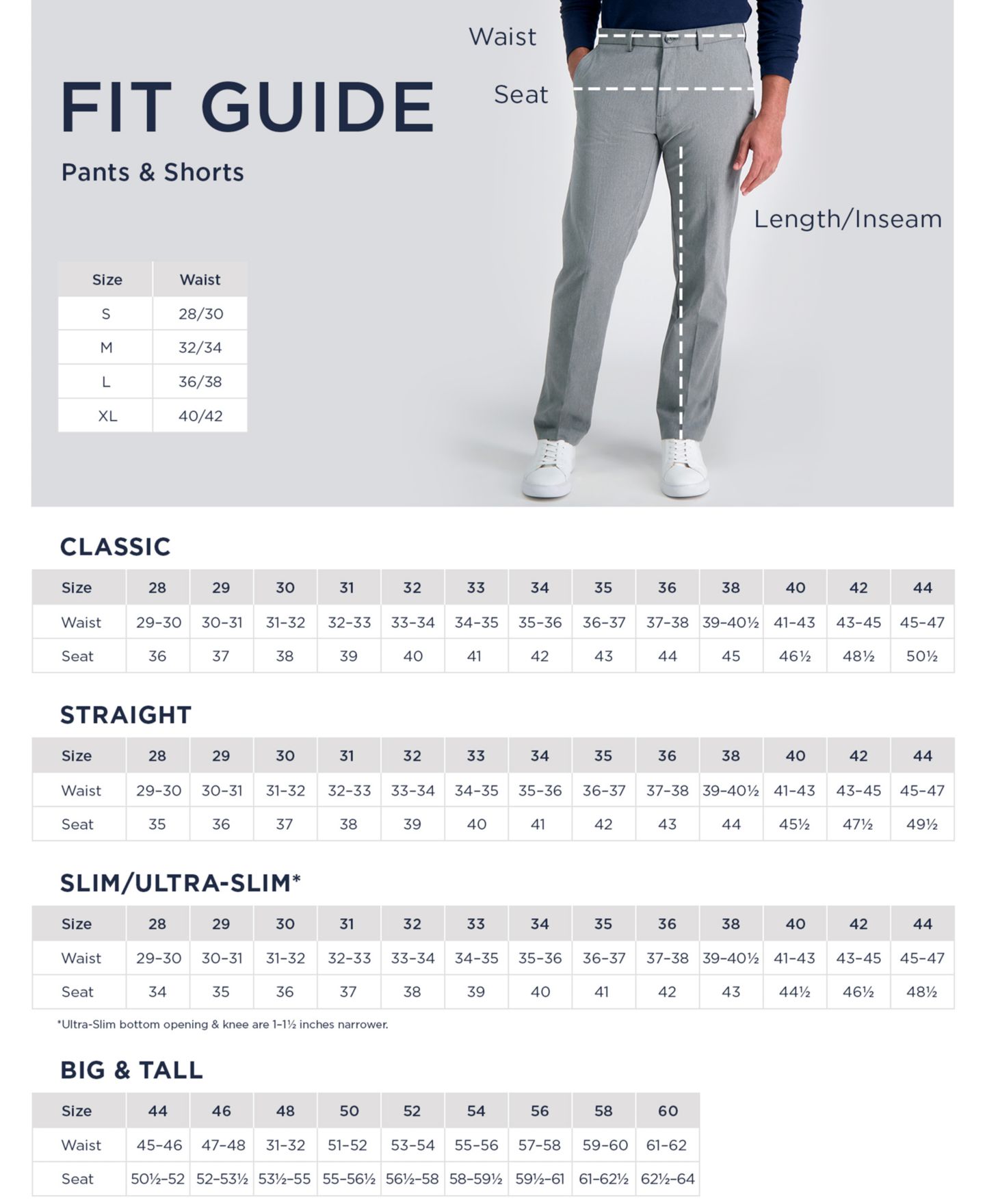 Мужские брюки Haggar Big & Tall Iron Free Premium Khaki Classic-Fit Flat Front Pant, цвет: Чёрный — фото 7