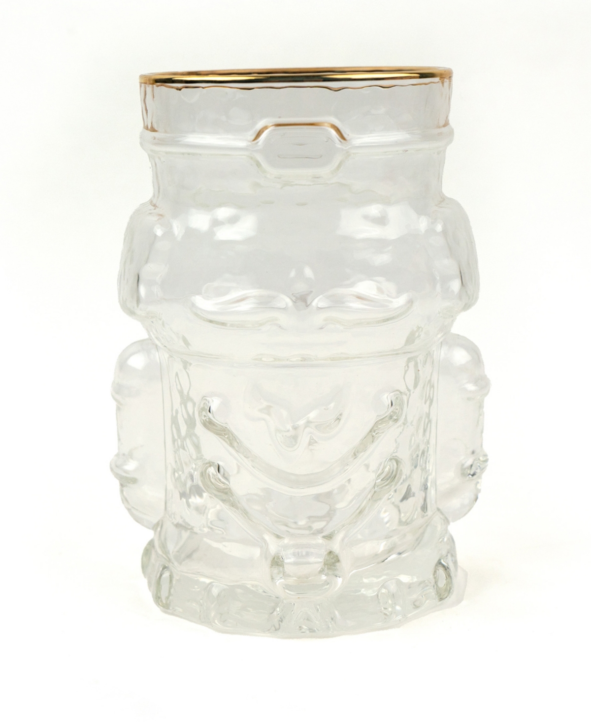 8 Oak Lane Nutcracker Holiday Drinking Glass In Clear
