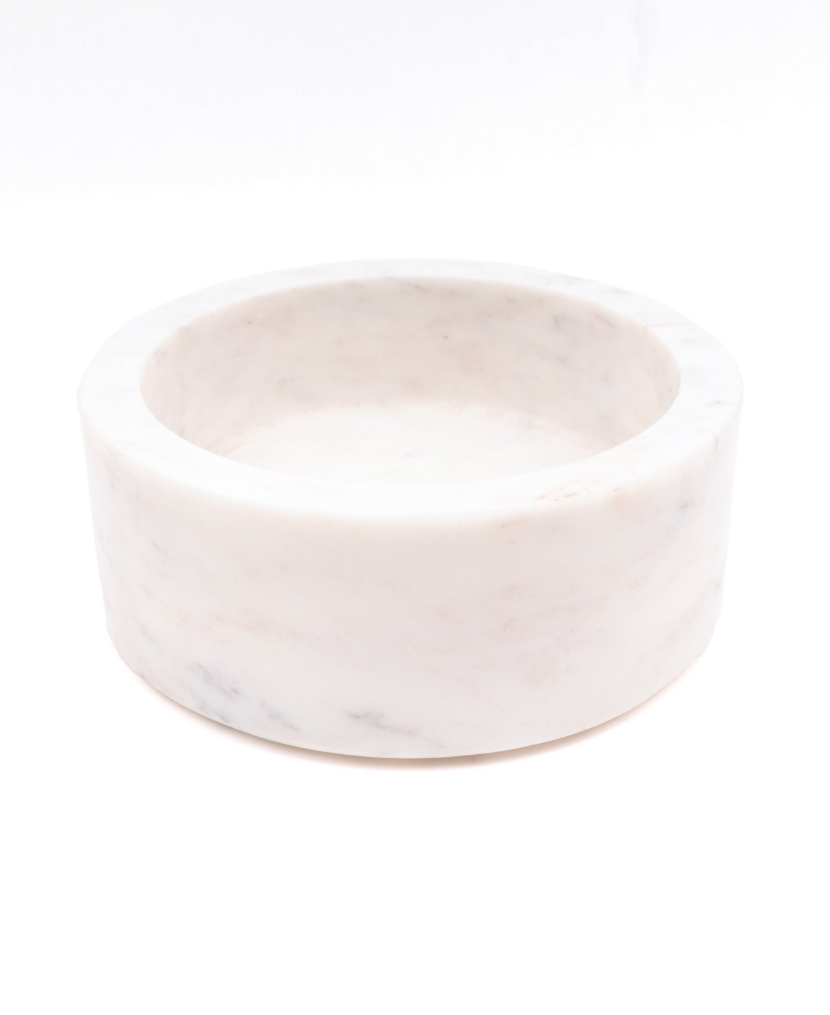 8 Oak Lane Marble Wine Coaster In White