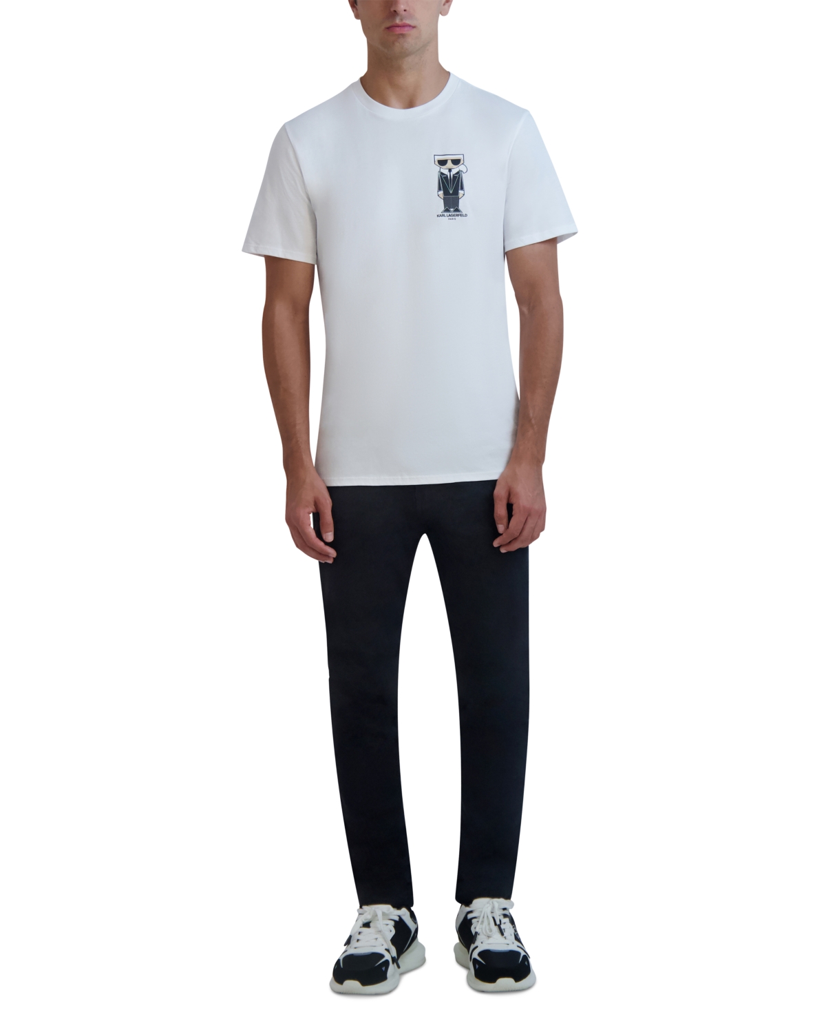 Karl Lagerfeld Paris Men's Small Karl Graphic T-Shirt
