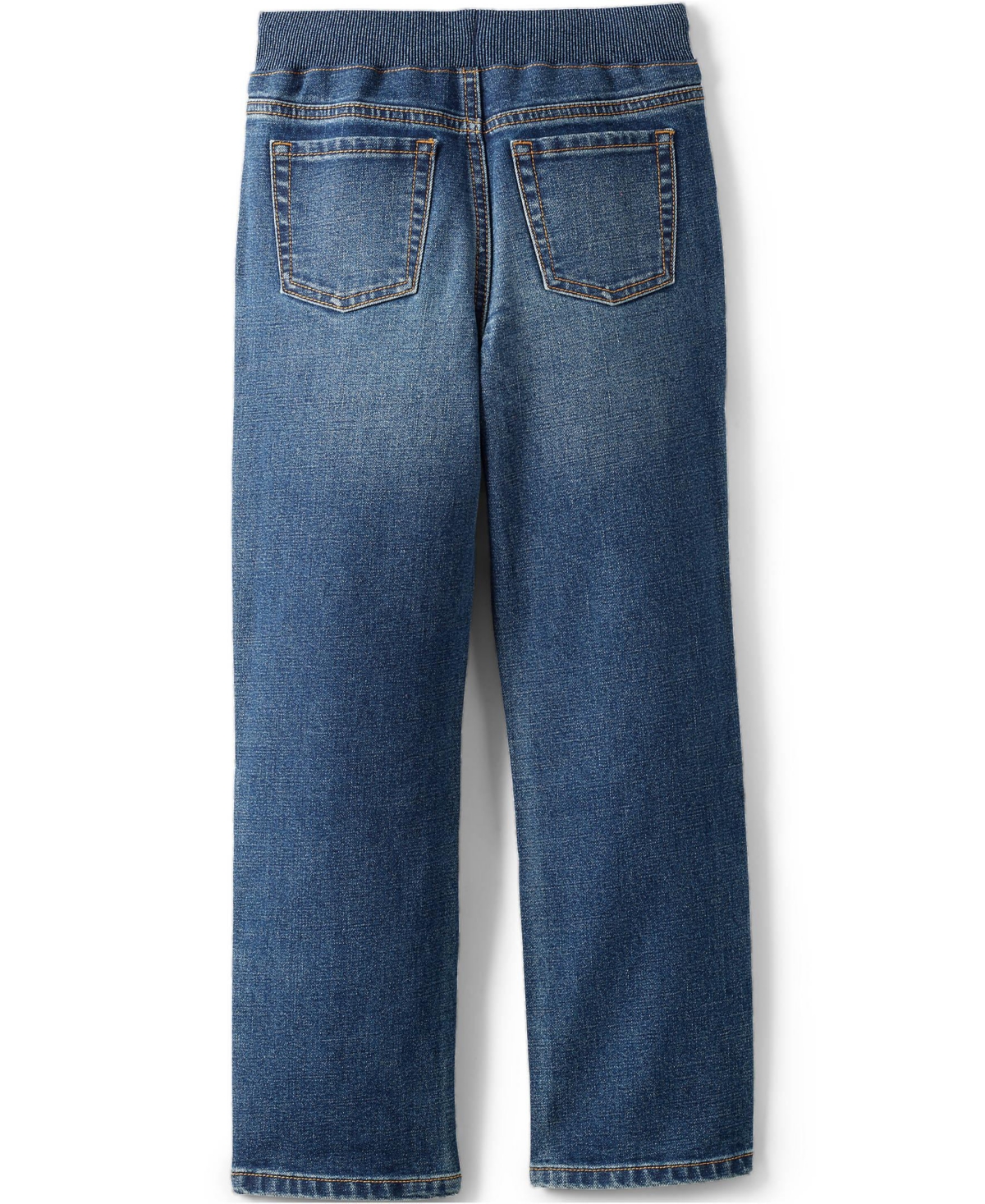 Lands' End Boys Iron Knee Stretch Pull On Denim