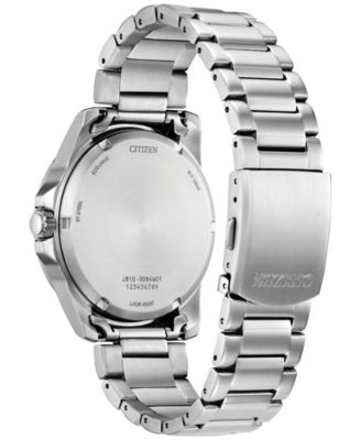 Eco-Drive Men's Stainless Steel Bracelet Watch 42mm