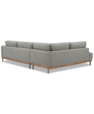 Jharli 2-Pc. Fabric Sectional Sofa, Created for Macy's