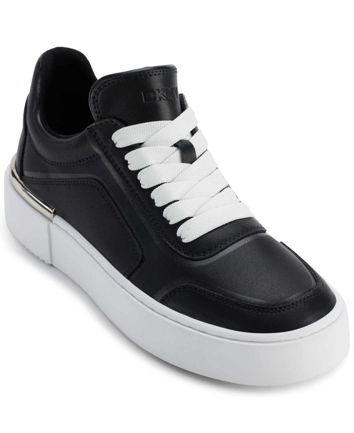 Shop Dkny Women's Baylor Slip On Sneakers In Black