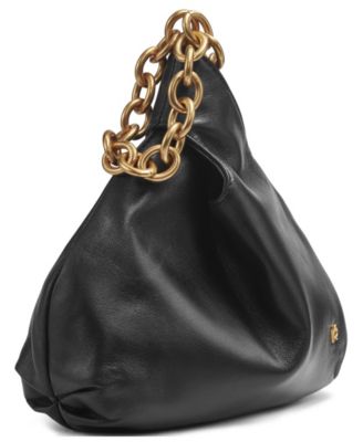 Lawrence Leather Wristlet with Chain Strap