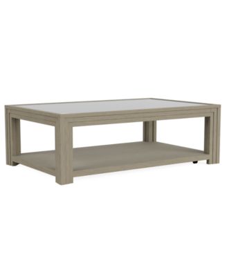 Cascade 54" Glass Rectangle Cocktail Table