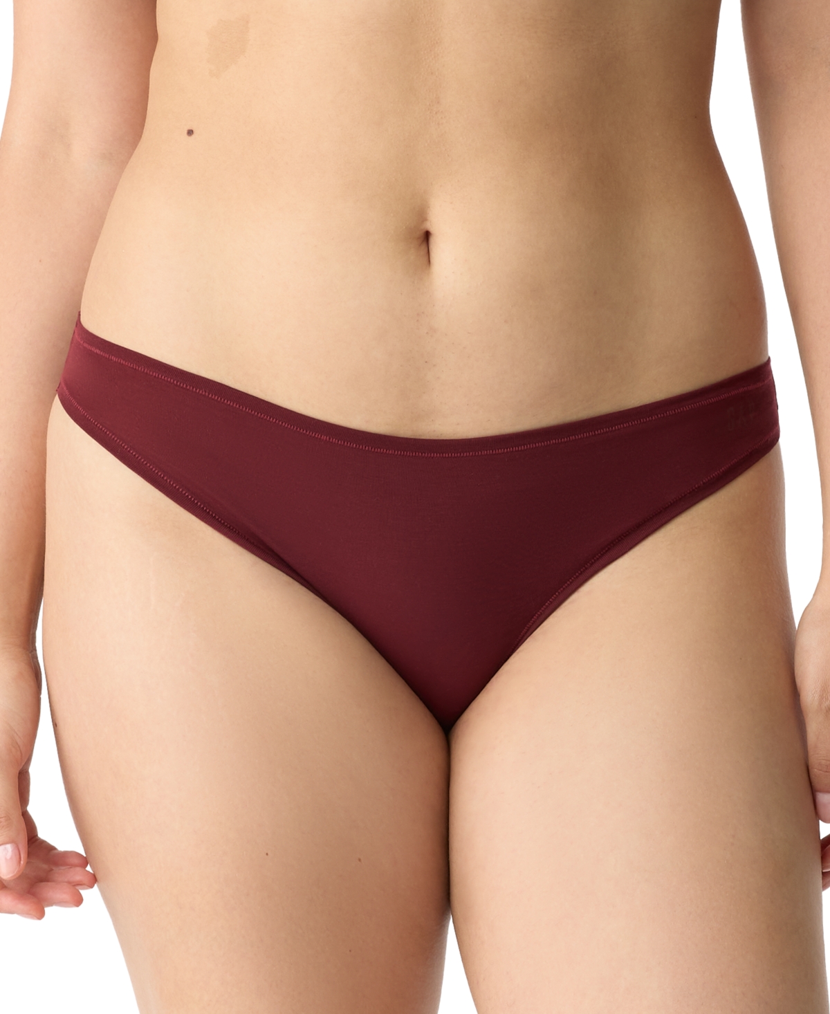 Gap Body Women's Breathe Bikini Underwear Gpw00175 In Cabernet