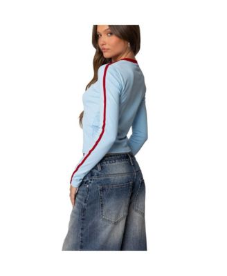 Womens Cherry 8 Long Sleeve T Shirt