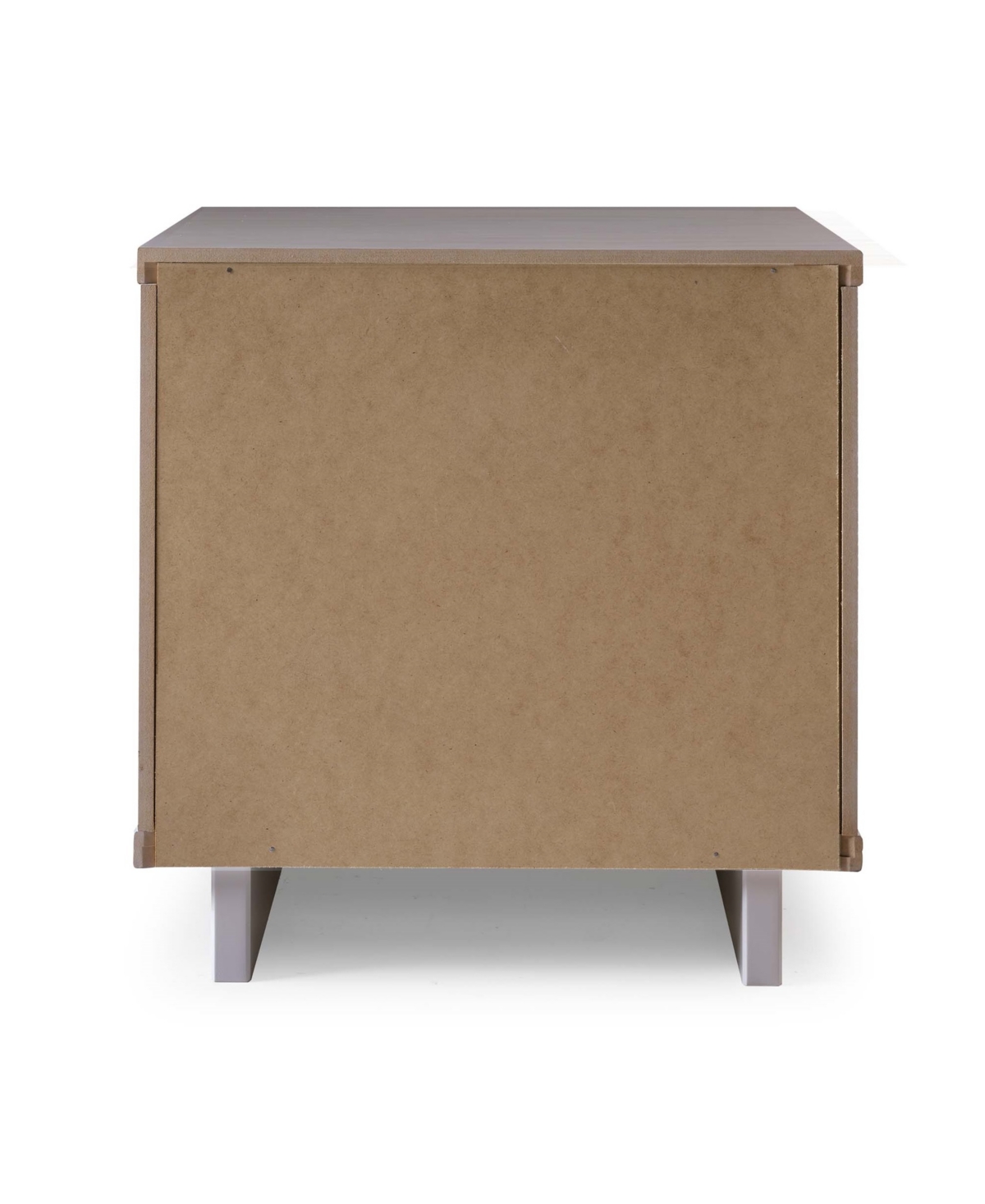 Manhattan Comfort 2-Piece Granville Solid Pine Wood 2-Drawer Nightstand Set