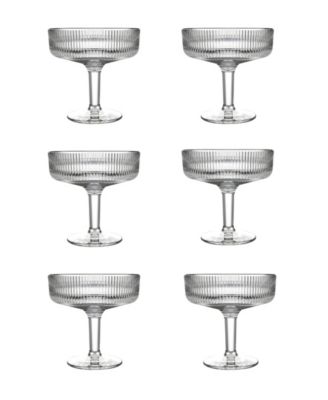Alice Dessert and Champagne Coupes,&nbsp;Set of 6